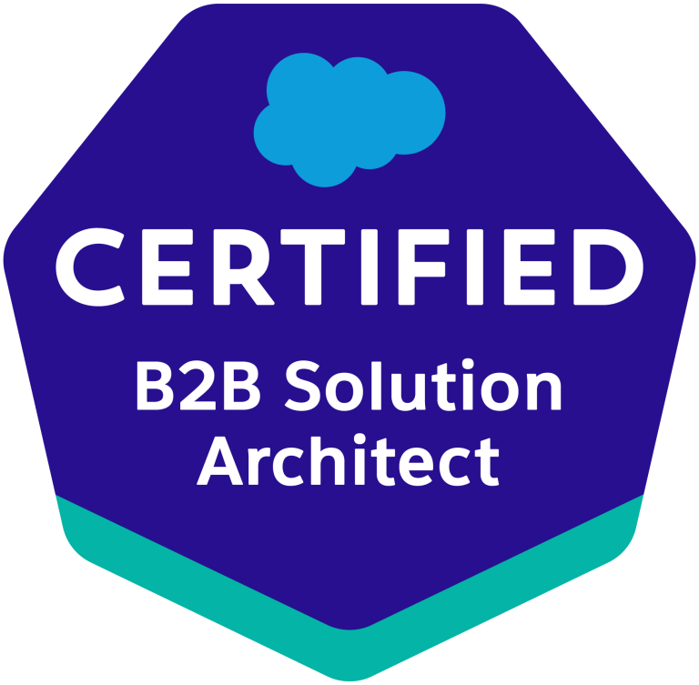 B2B Solution Architect Certification Badge