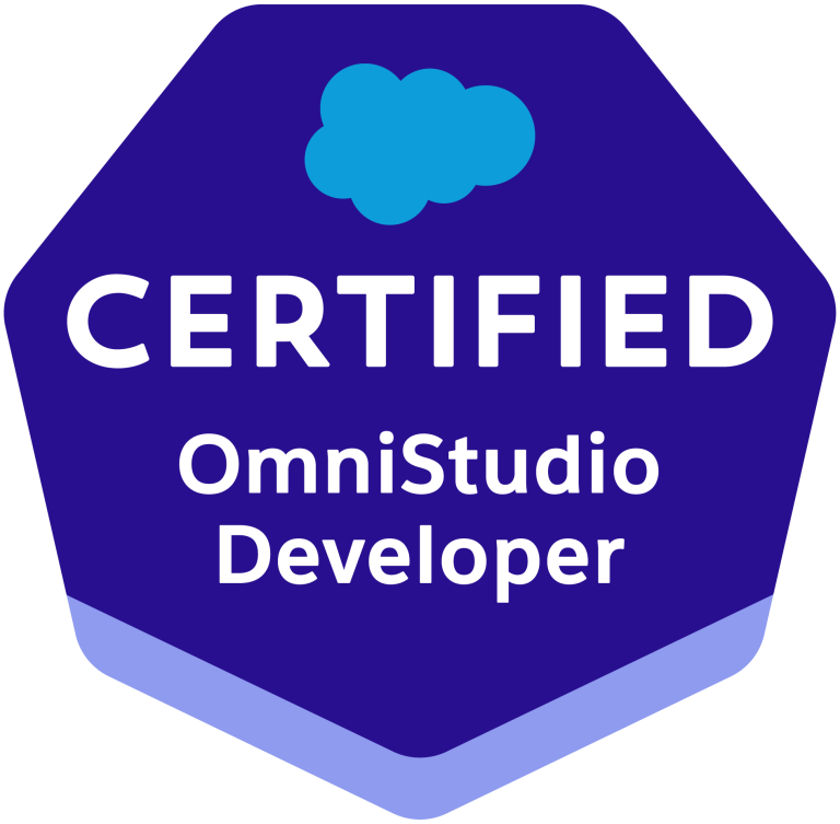 OmniStudio Developer Certification Badge