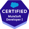 MuleSoft Developer I Certification Badge